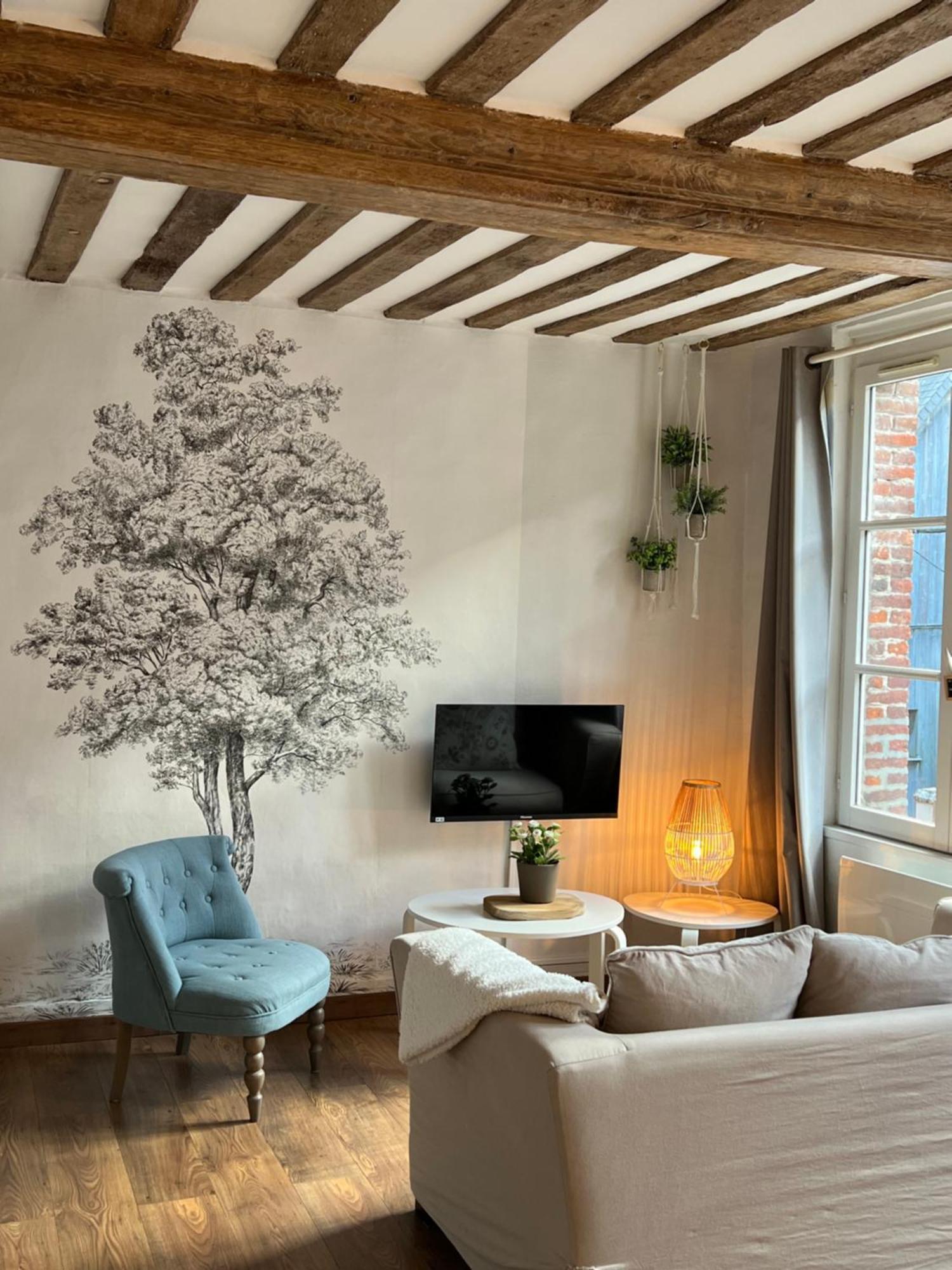 Une Pause Chez Julien, Appartement Lumineux Et Idealement Situe! オンフルール エクステリア 写真