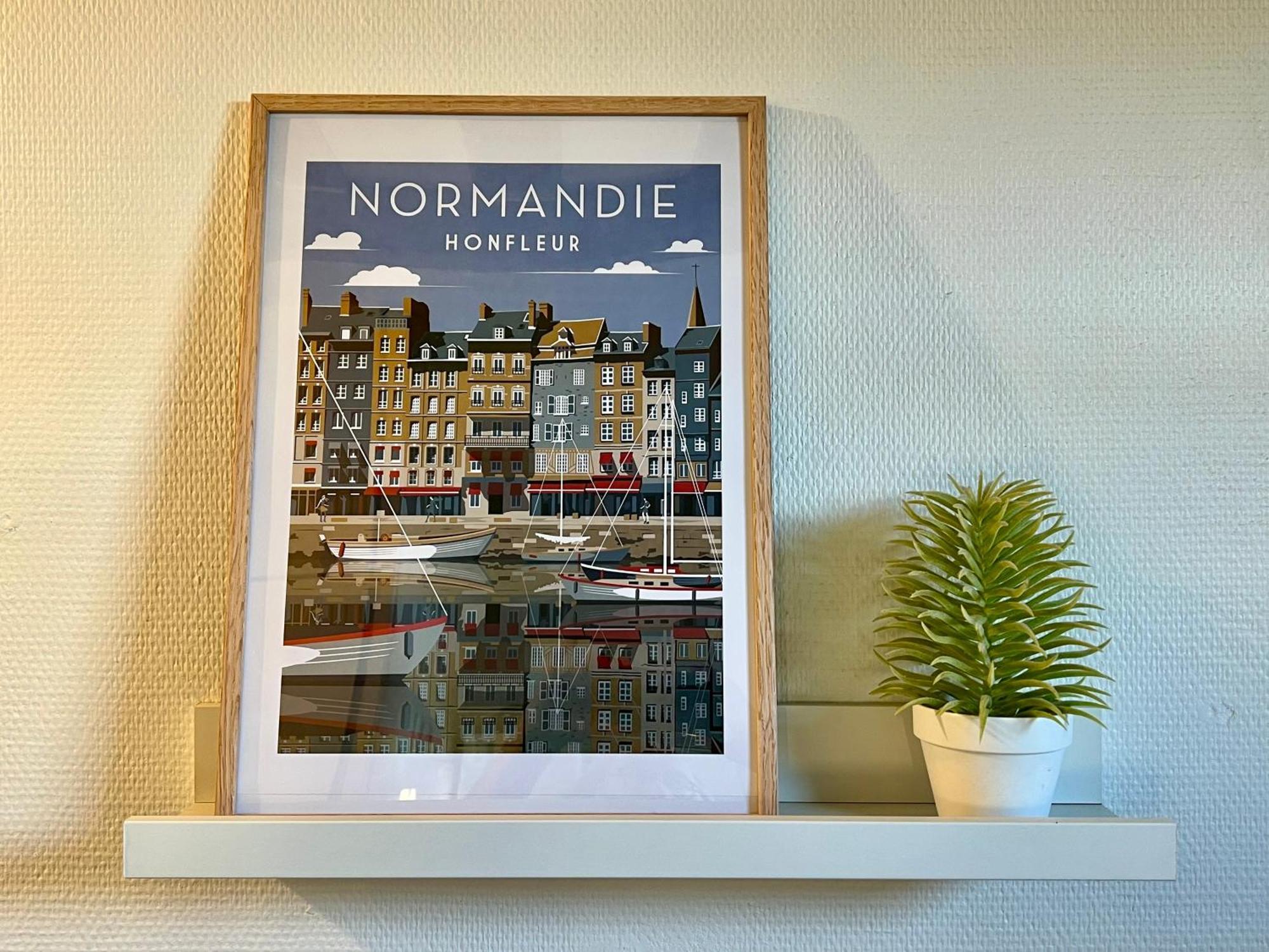 Une Pause Chez Julien, Appartement Lumineux Et Idealement Situe! オンフルール エクステリア 写真